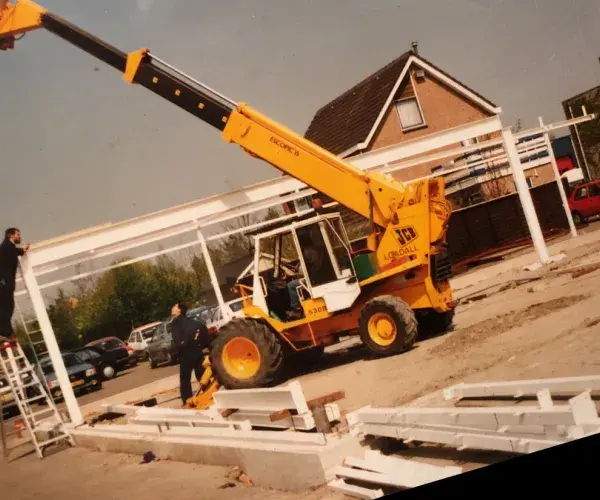 Bouw showroom Ameide 1990