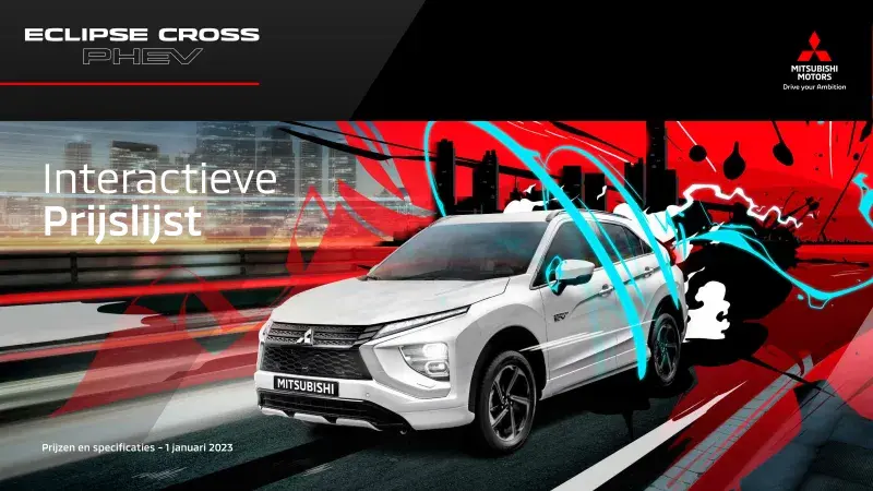 voorzijde brochure Mitsubishi Eclipse Cross PHEV